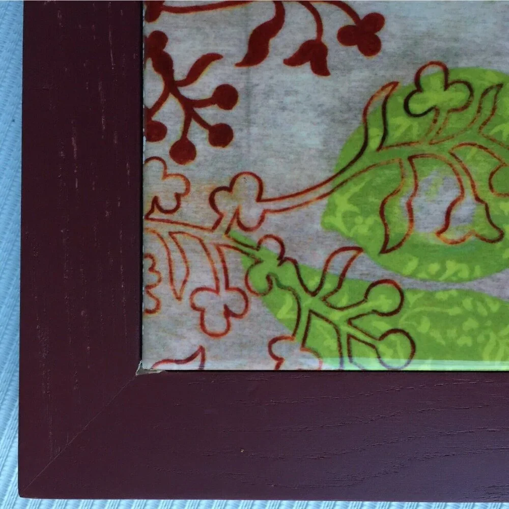 Lime Fruit Art Decorative Hot Plate Trivet Pot Holder Wooden Wall Hanging Decor